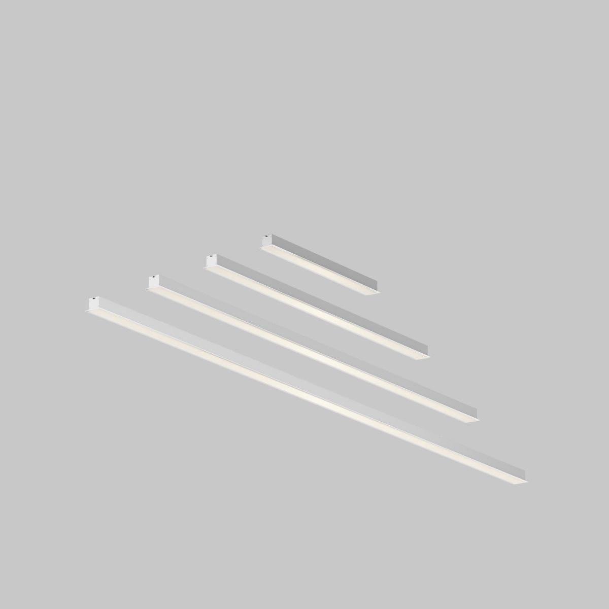 Линейный встраиваемый светильник Maytoni Technical 4000K 50x35 (Серебро, 2 м) LL313008