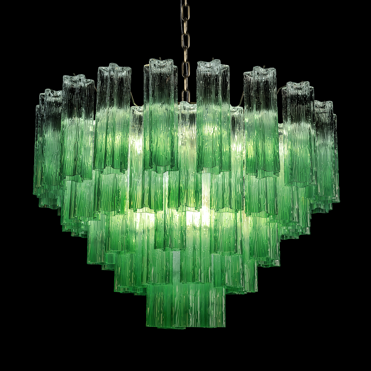 Подвесная люстра стекло Loft IT Murano 10580/800 Clear green