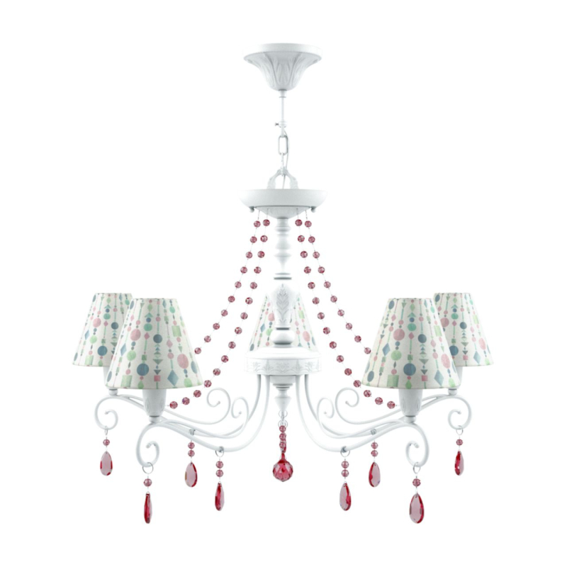 Подвесная люстра Lamp4you Provence E4-05-WM-LMP-O-17-CRL-E4-05-PK-UP