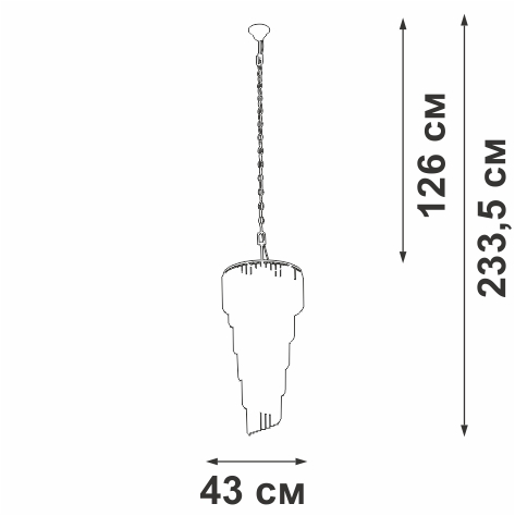 Каскадная люстра Vitaluce V5311-0/13