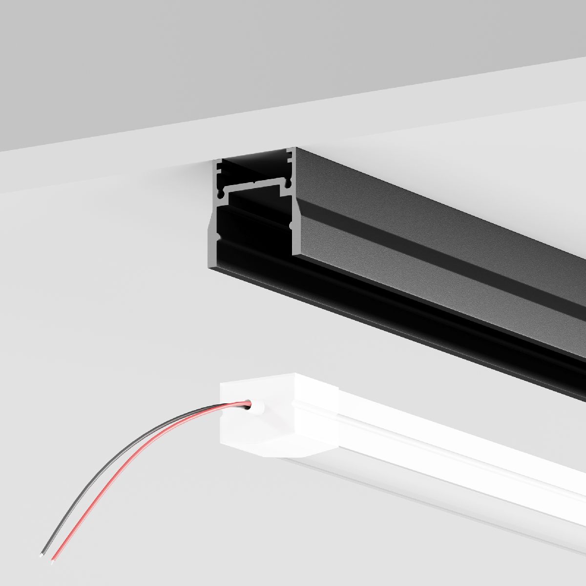 Токоведущий светильник для уличной трековой системы Maytoni Elasity O-TR001-LL-L30W3K