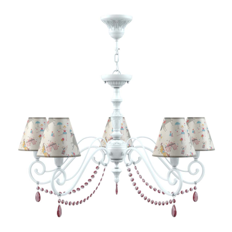 Подвесная люстра Lamp4you Classic E3-05-WM-LMP-O-14-CRL-E3-05-PK-UP