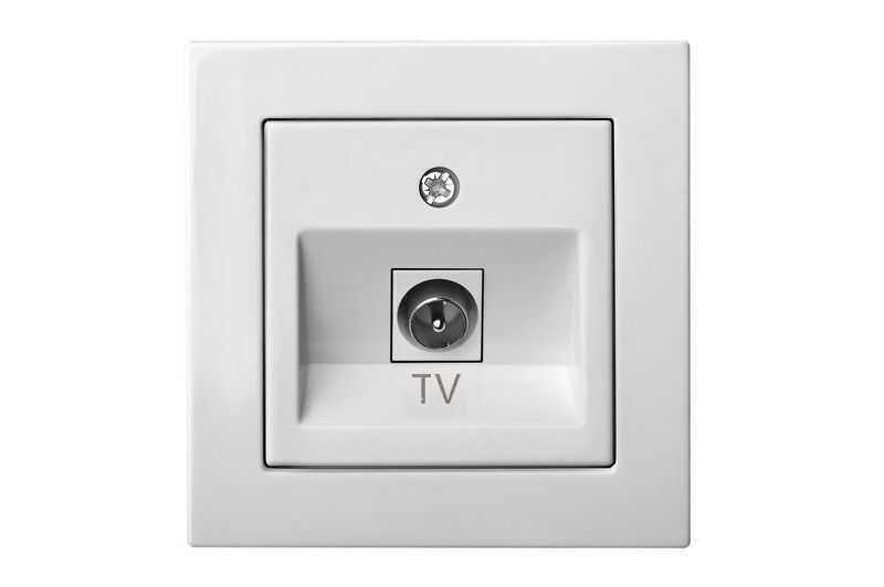 Розетка телевизионная (TV) F-разъем Liregus Epsilon 28-022