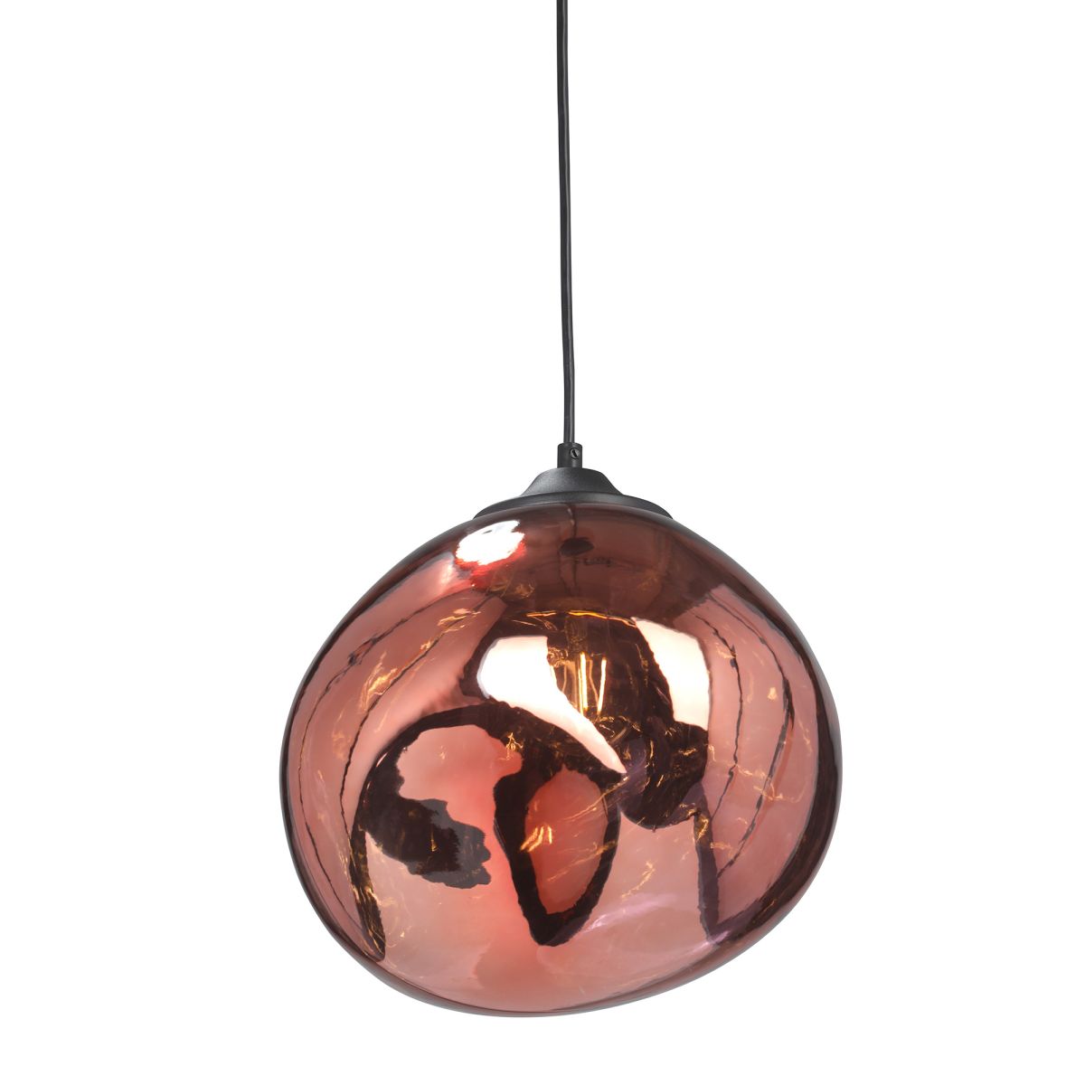 Подвесной светильник красный Vitaluce V2740-1/1S