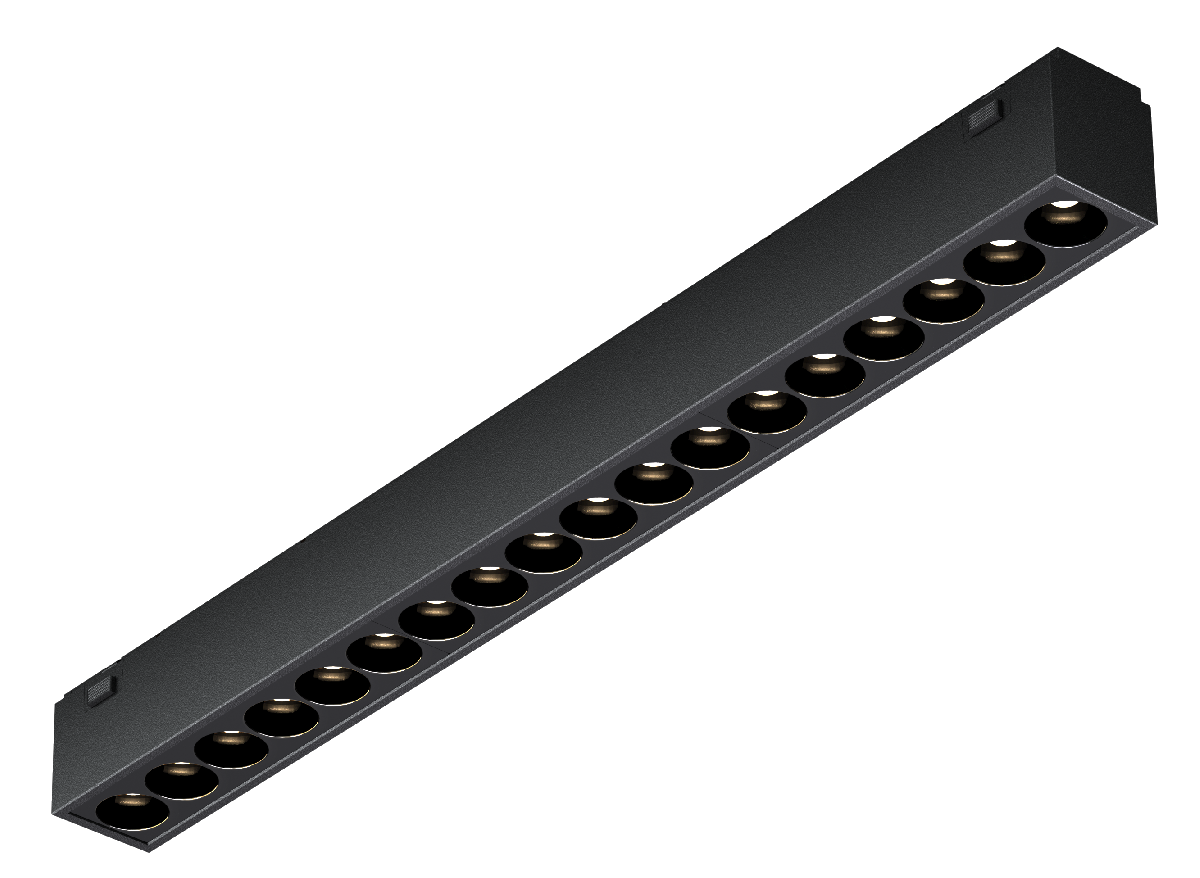 Трековый магнитный светильник iLedex Vision 4825-039-L293-18W-36DG-4000K-BK