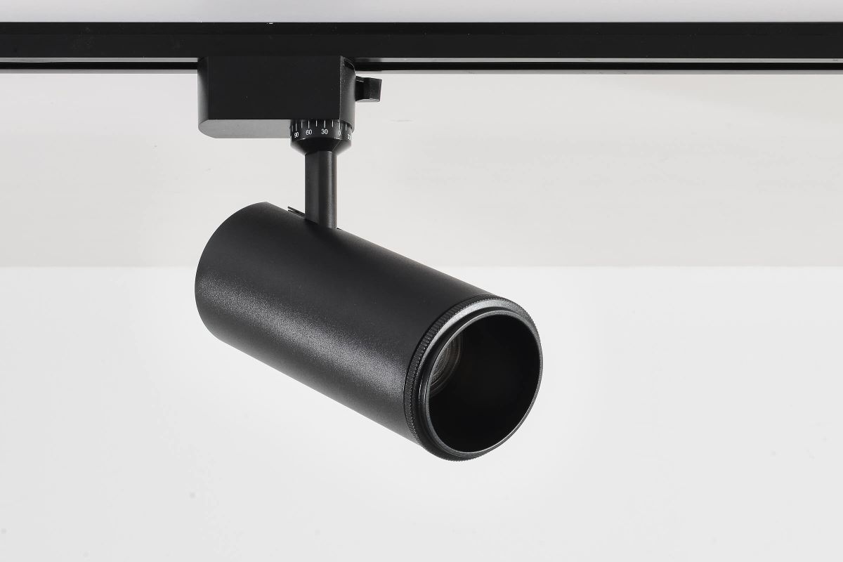 Трековый однофазный светильник Crystal Lux CLT 0.31 021 BK 3CCT ZOOM