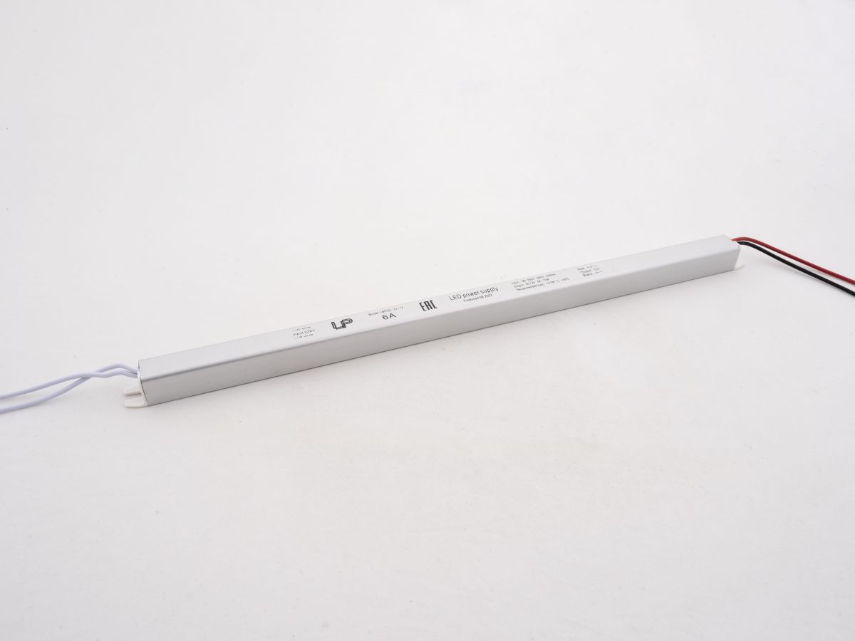 Блок питания LEDS POWER 72Вт 12В Super Slim 390096