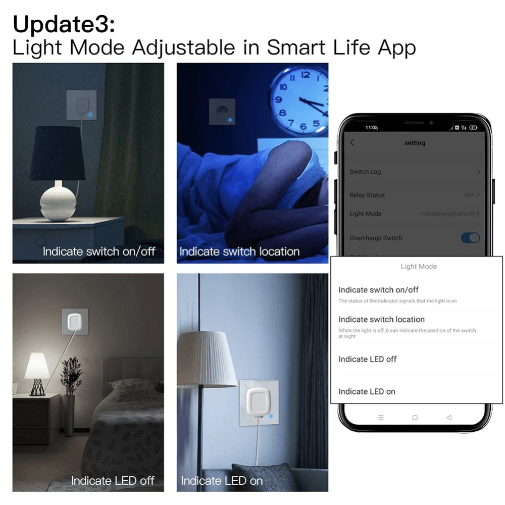 Розетка 1-пост. Moes Smart Socket Wi-Fi 95-250В 16А IP20 WK-EU