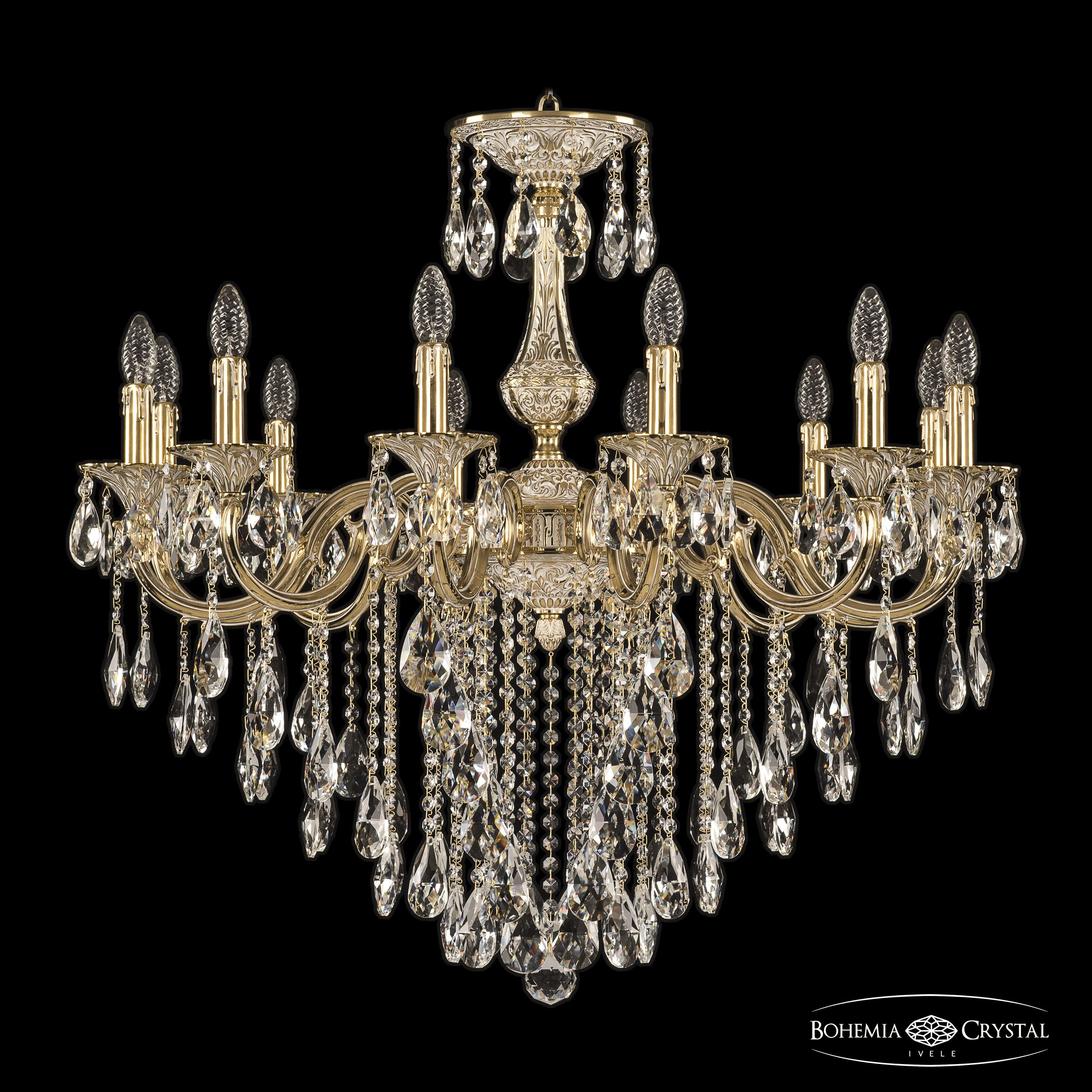 Подвесная люстра Bohemia Ivele Crystal Verona 72101/12/300 B GW