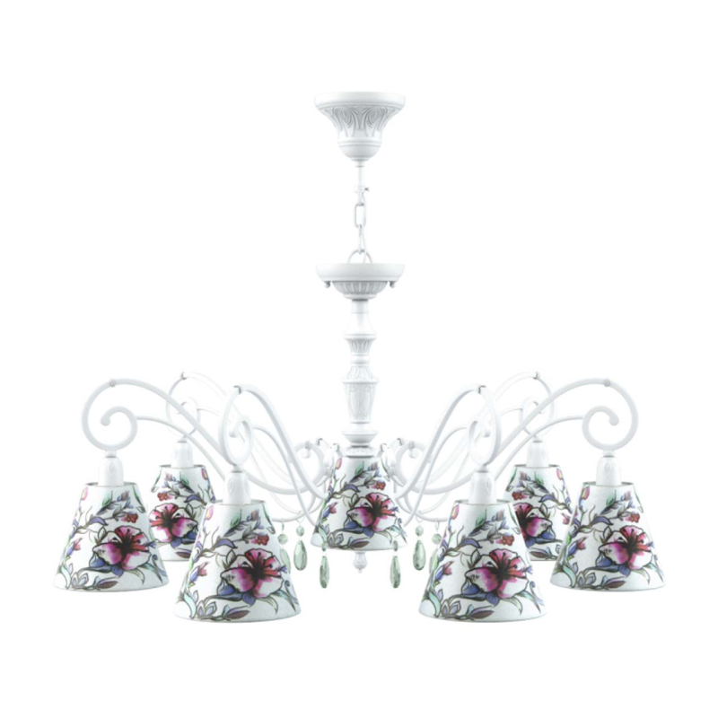 Подвесная люстра Lamp4you Classic E3-07-WM-LMP-O-13-CRL-E3-07-GR-DN