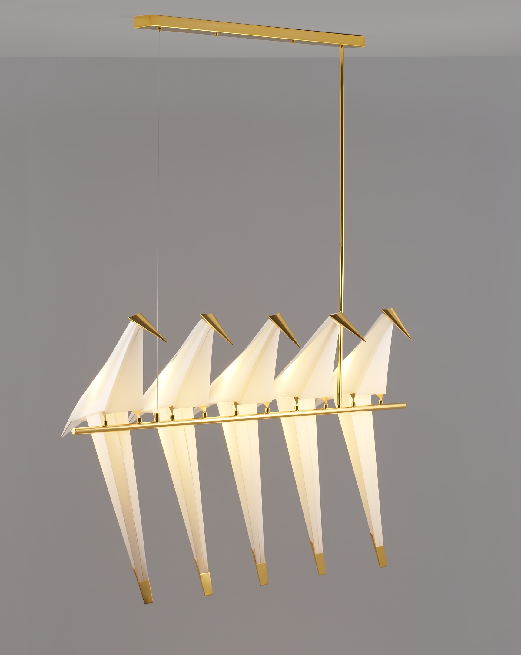 Подвесной светодиодный светильник Moderli Birds V3073-5PL