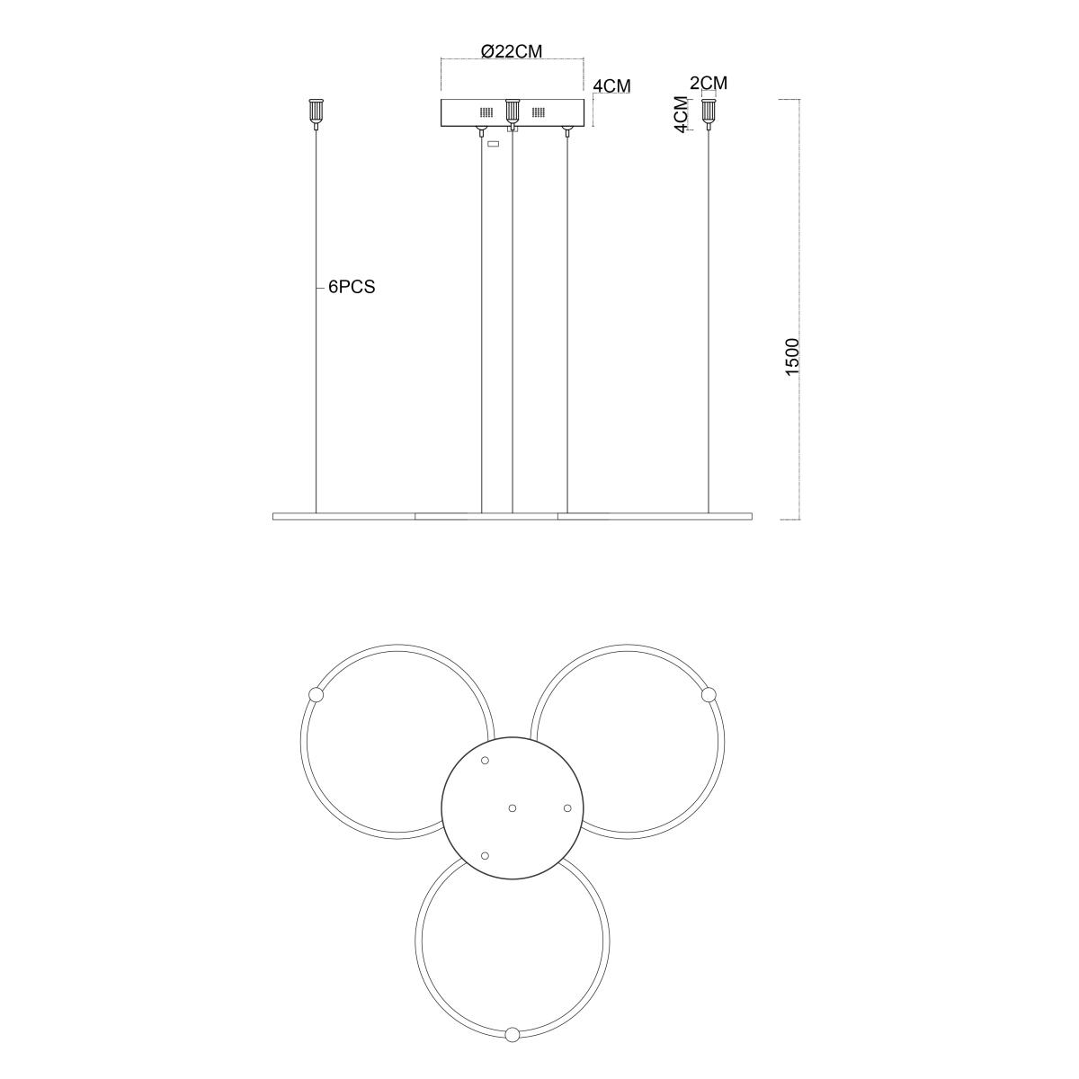 Потолочная чаша Favourite Canopy 4591-220-3CH