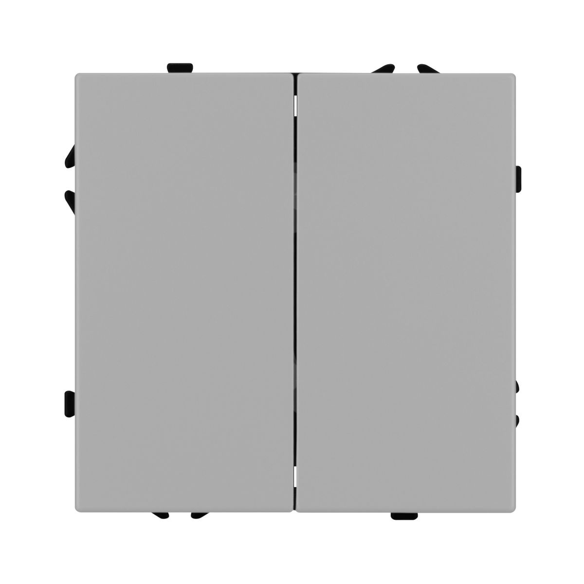 Выключатель звонковый 2 кл софт-тач никель Arlight SWT-MKR2-SFPL-IS (250V, 10A) 061786(1)