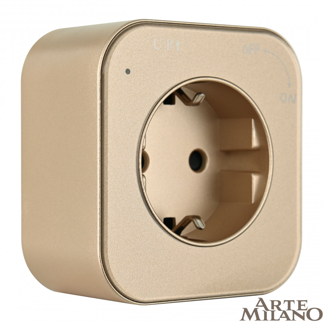 Трековая розетка Arte Milano Am-track-sockets 380022TS/ES Gold УЦ