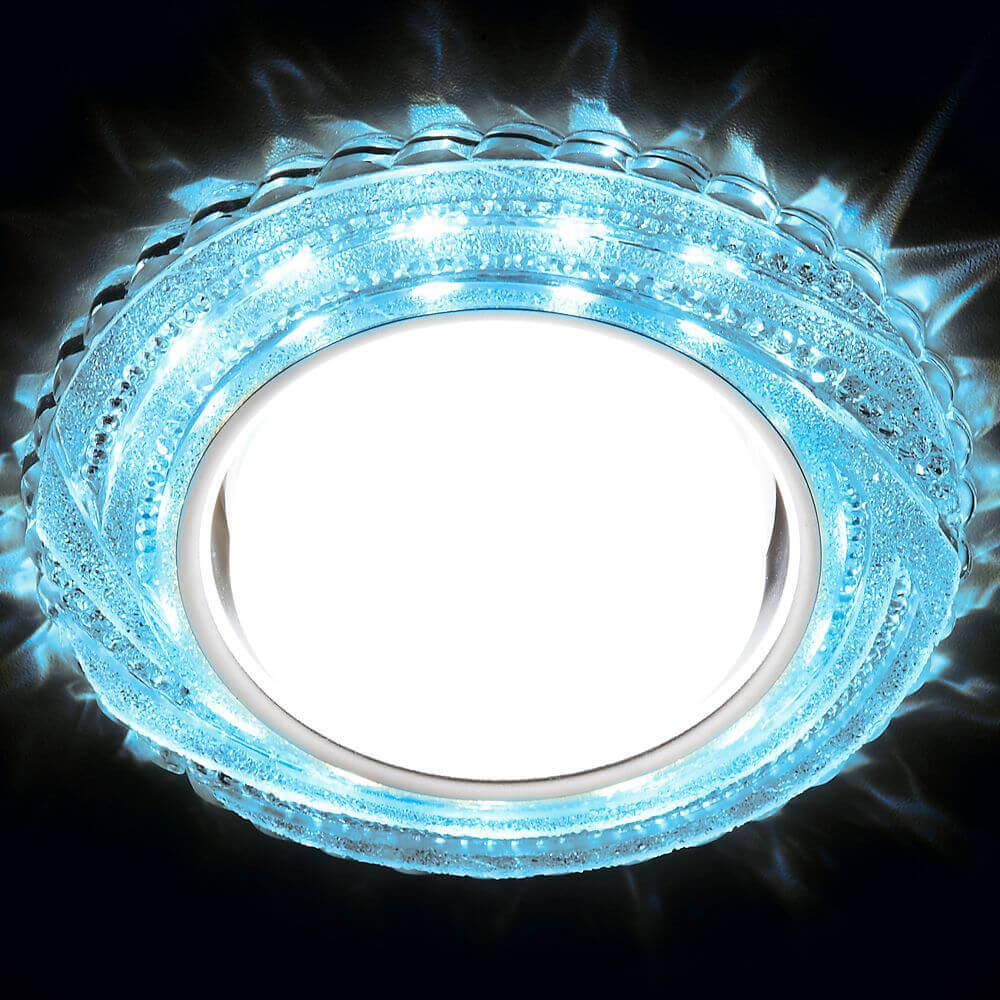 Встраиваемый светодиодный светильник Ambrella Light GX53 LED G299 BL/WH