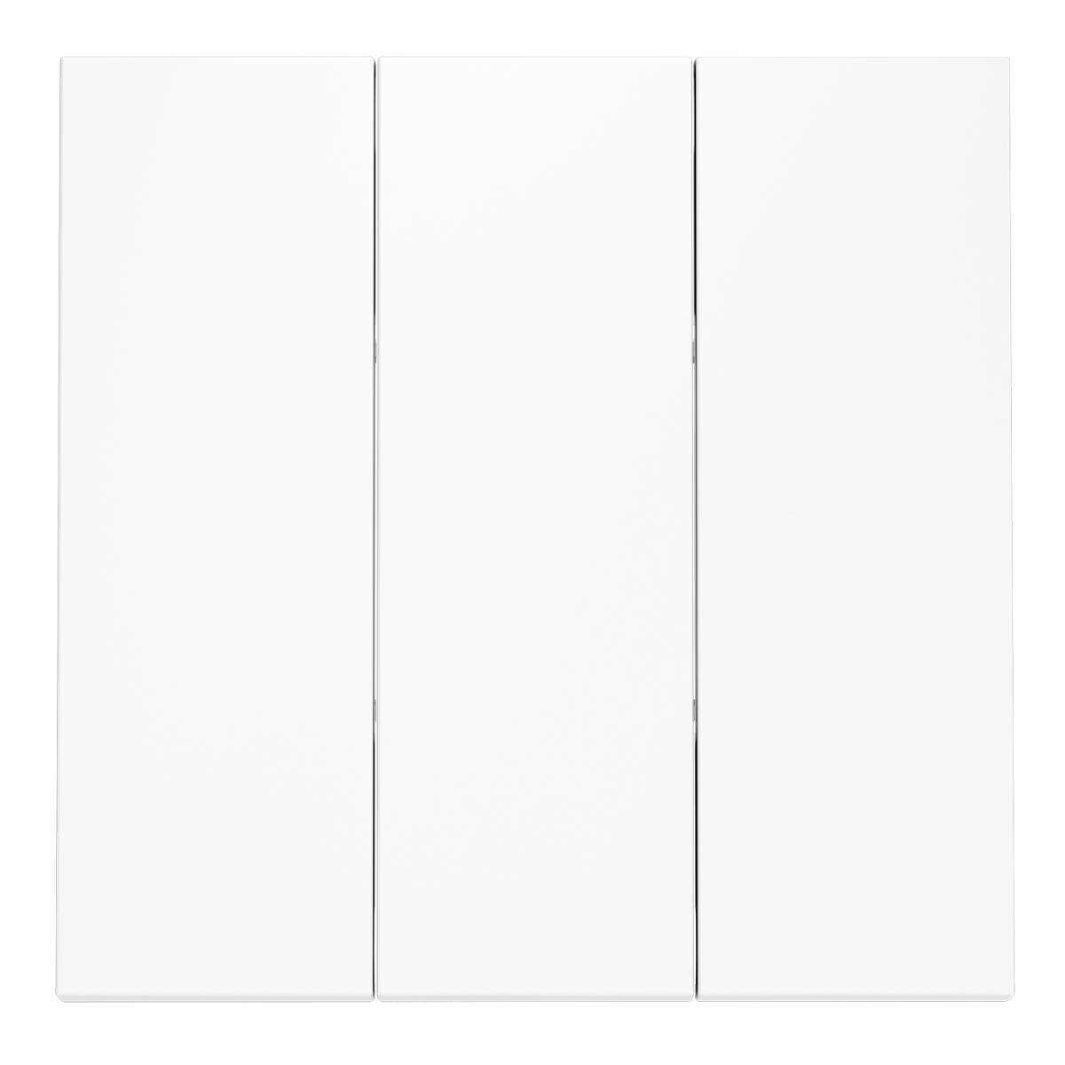 Клавиши для выключателя/переключателя трехклавишного Voltum S70 (белый матовый) VLS000502