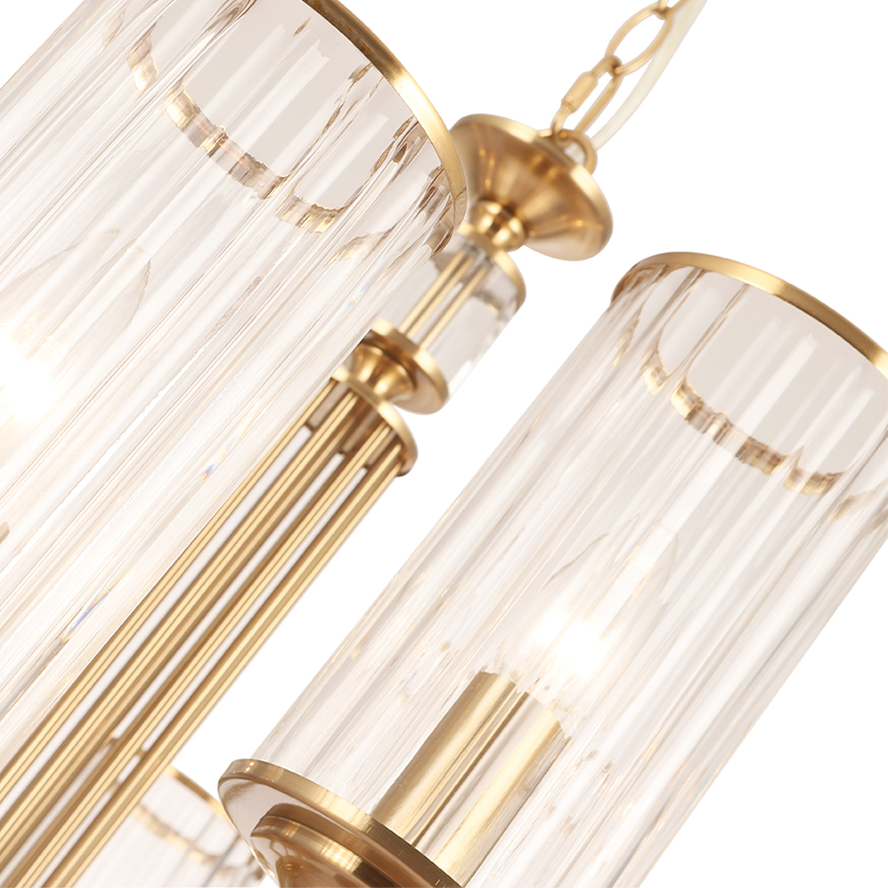 Подвесная люстра Crystal Lux GLORIA SP9 BRASS
