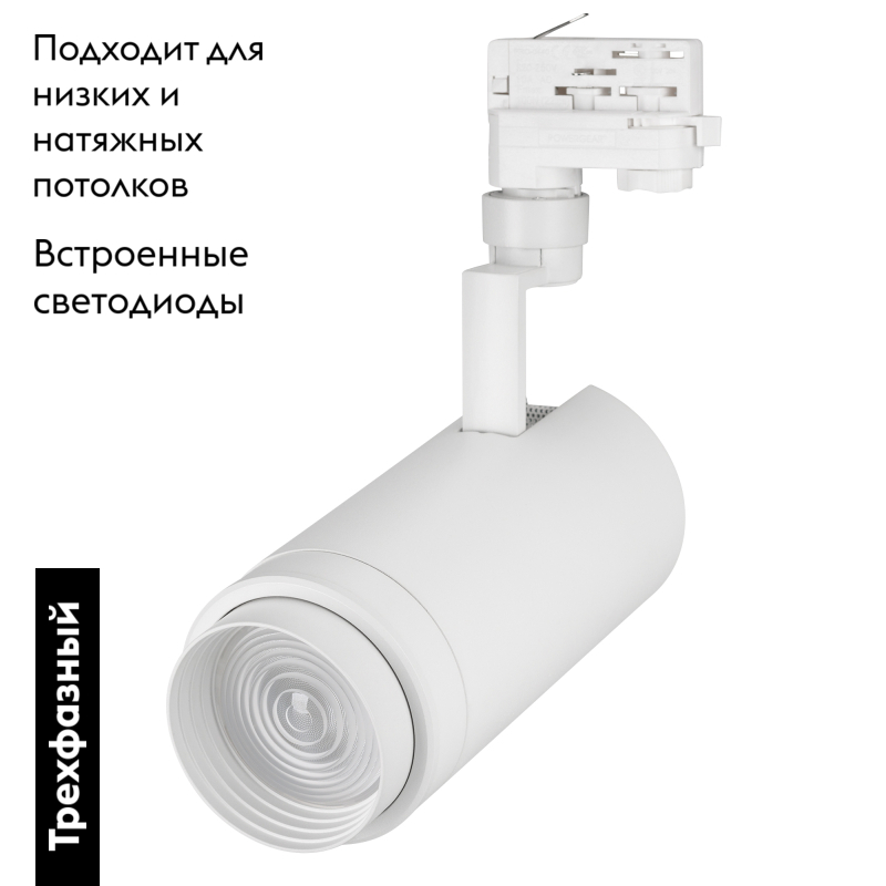 Трековый светильник Arlight LGD-Zeus-4TR-R100-30W Warm SP2900-Meat 029996