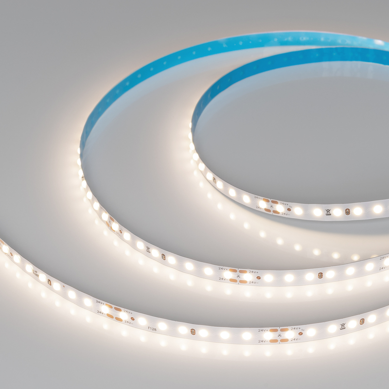 Светодиодная лента Arlight COB-X128-8mm 24V Day4000 (9.6 W/m, IP20, DOT, 5m) 036839