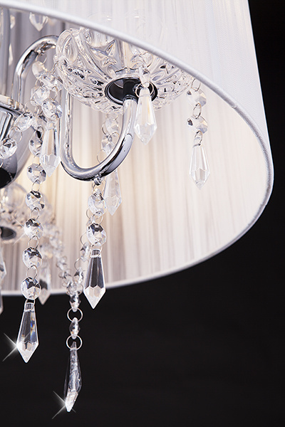 Торшер Eurosvet 2045/3F хром/белый