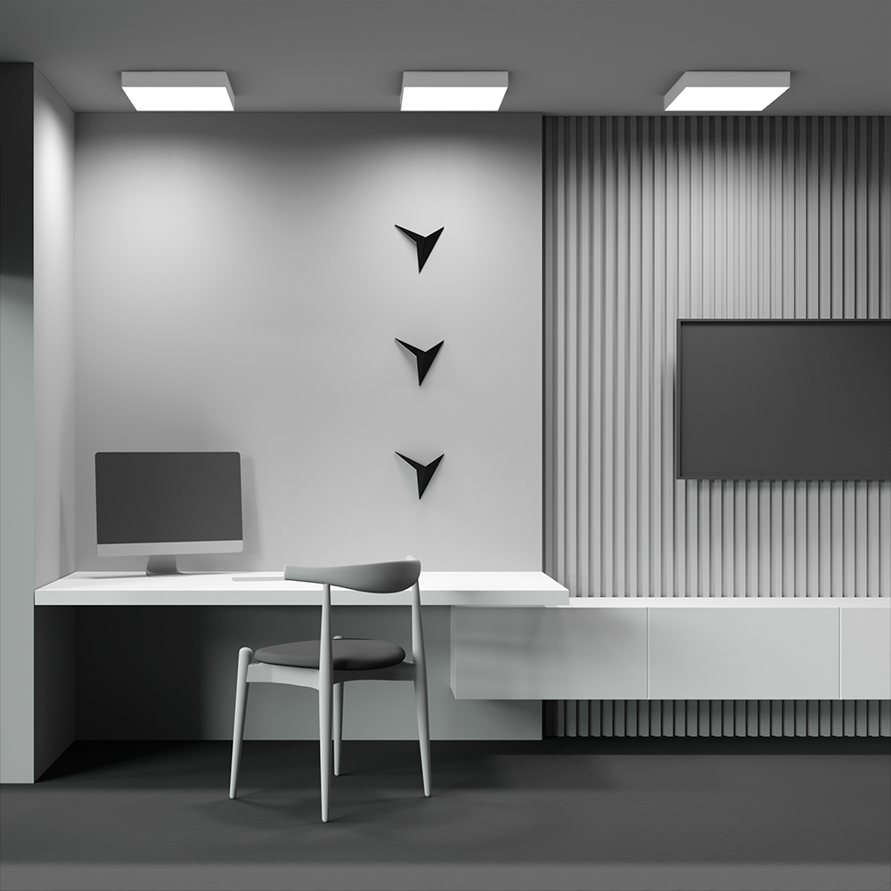 Потолочный светильник для спальни Maytoni Zon C032CL-45W3K-SQ-W