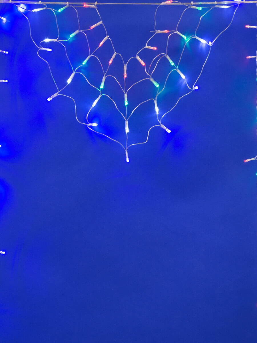 Светодиодная гирлянда (UL-00001411) Uniel занавес Радуга 220V разноцветный ULD-E1906-180/DTK MULTI IP20 RAINBOW-2