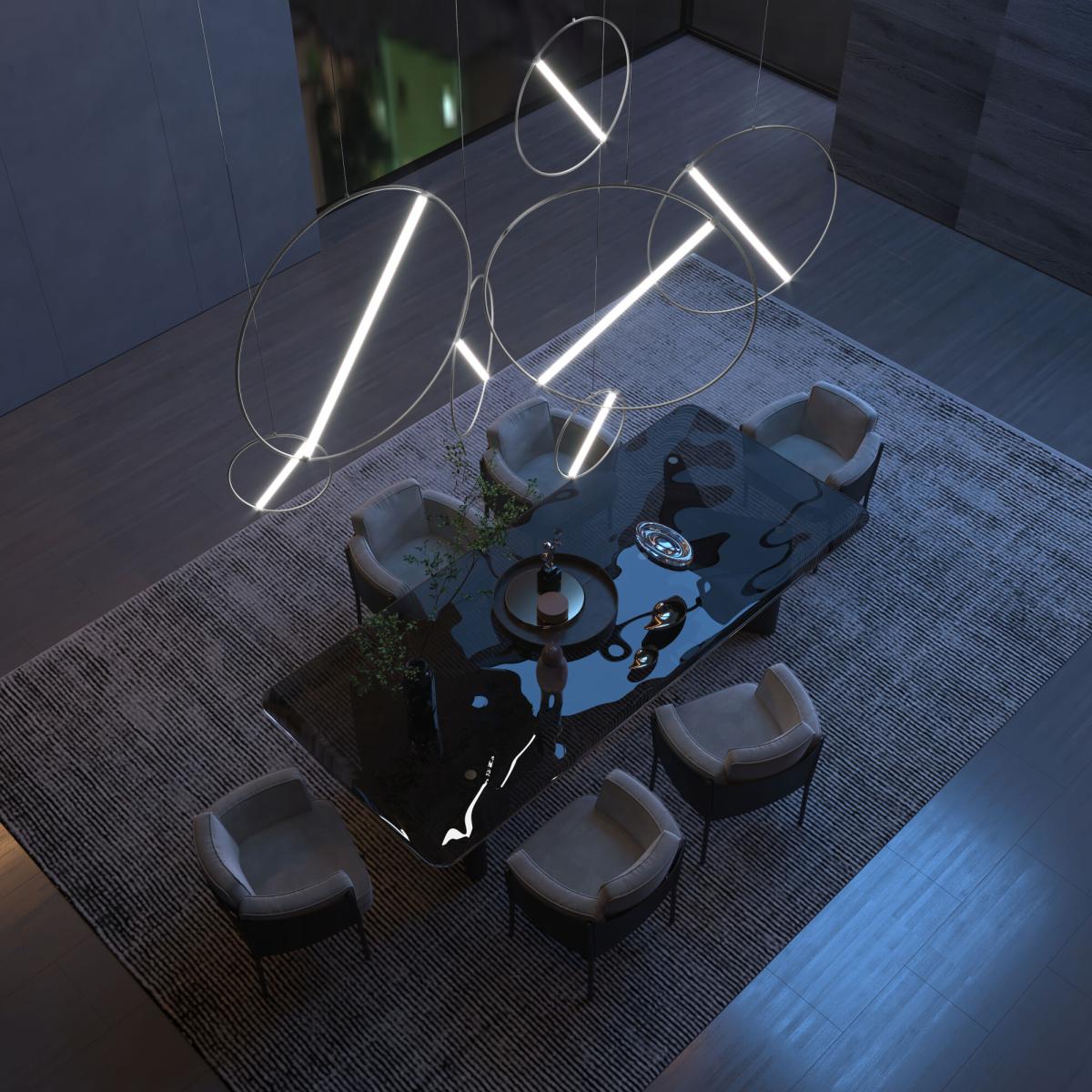 Подвесной светильник Eurosvet Element 90282/1 хром a061421