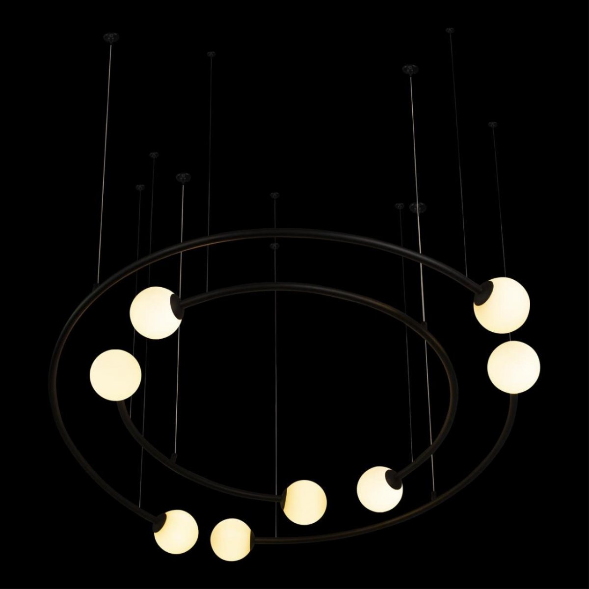Подвесная люстра шар Loft IT Infinite 10155/1100 Black