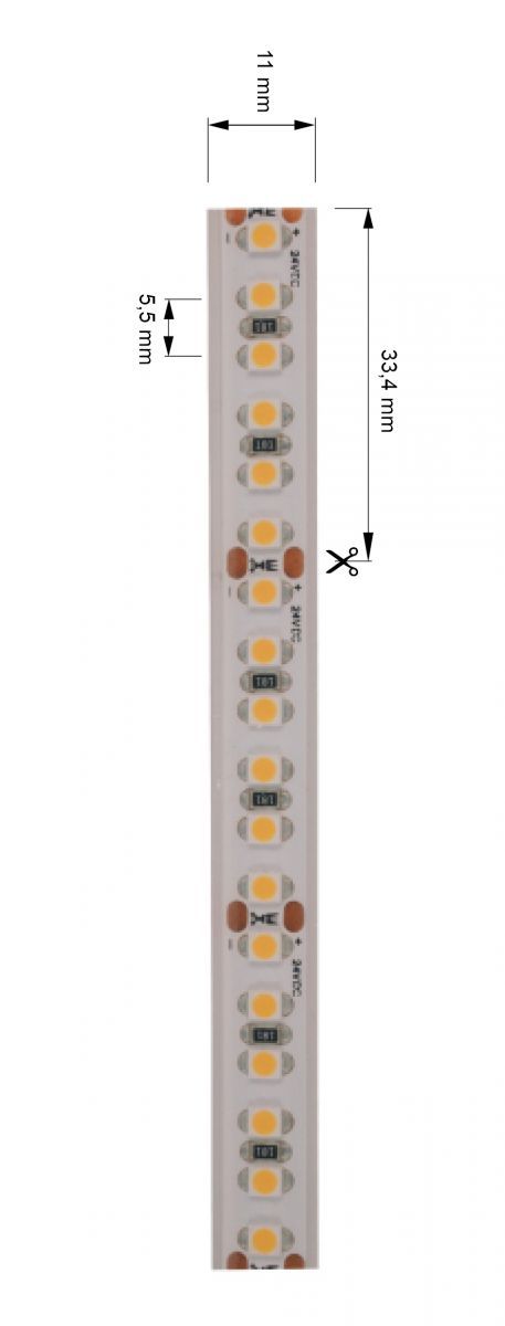 Светодиодная лента Deko-Light 24В 3528 55Вт 3000K 5м IP67 840187
