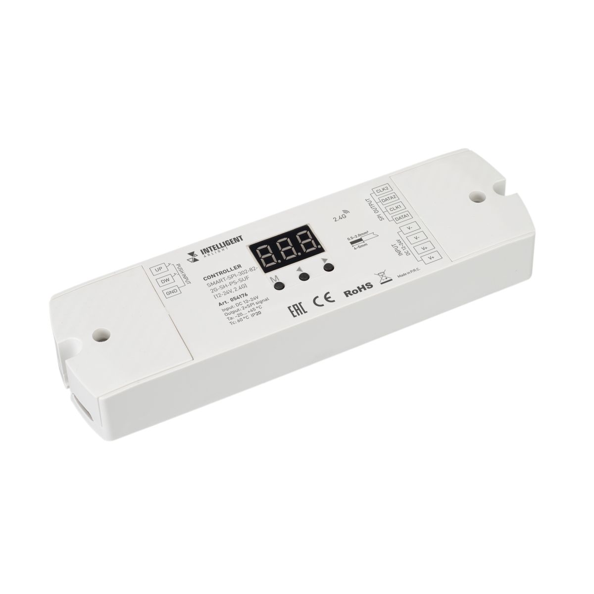 Контроллер Arlight SMART-SPI-302-82-2G-SH-PS-SUF (12-24V, 2.4G) (IARL, IP20 Пластик) 054176