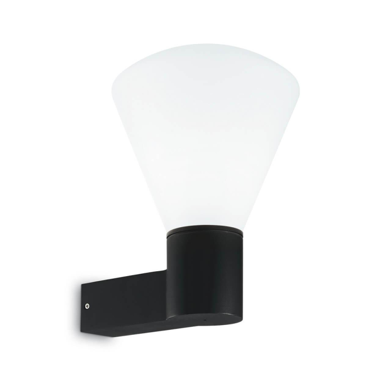 Уличный настенный светильник Ideal Lux Ouverture AP1 Nero 173498