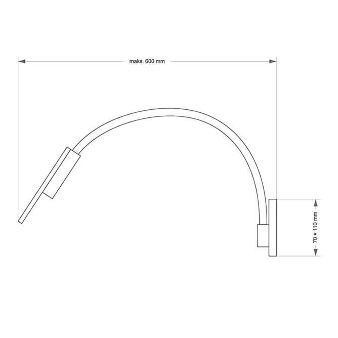 Бра SLV Dio Flex Plate 1002432