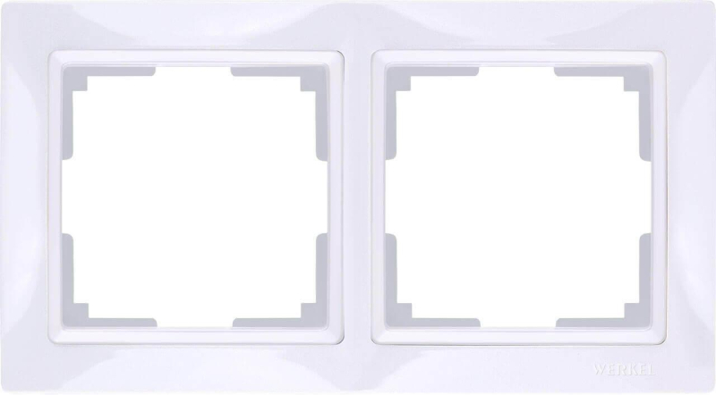 Рамка Werkel Snabb Basic на 2 поста белый WL03-Frame-02 4690389098734