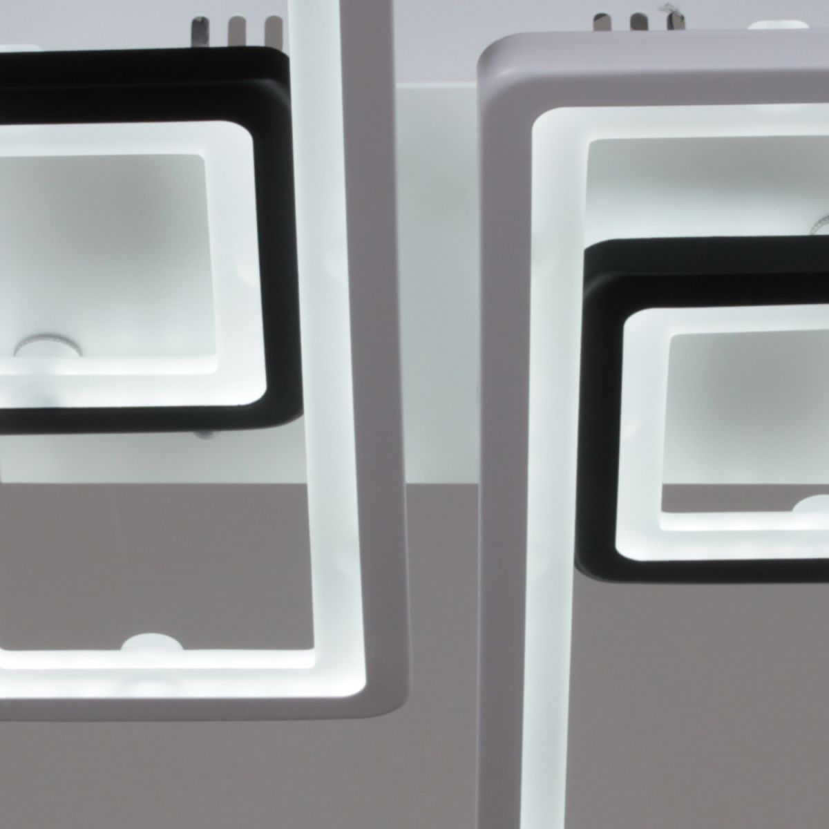 Потолочный светильник прямоугольный Reluce 03629-0.3-04A WH+BK