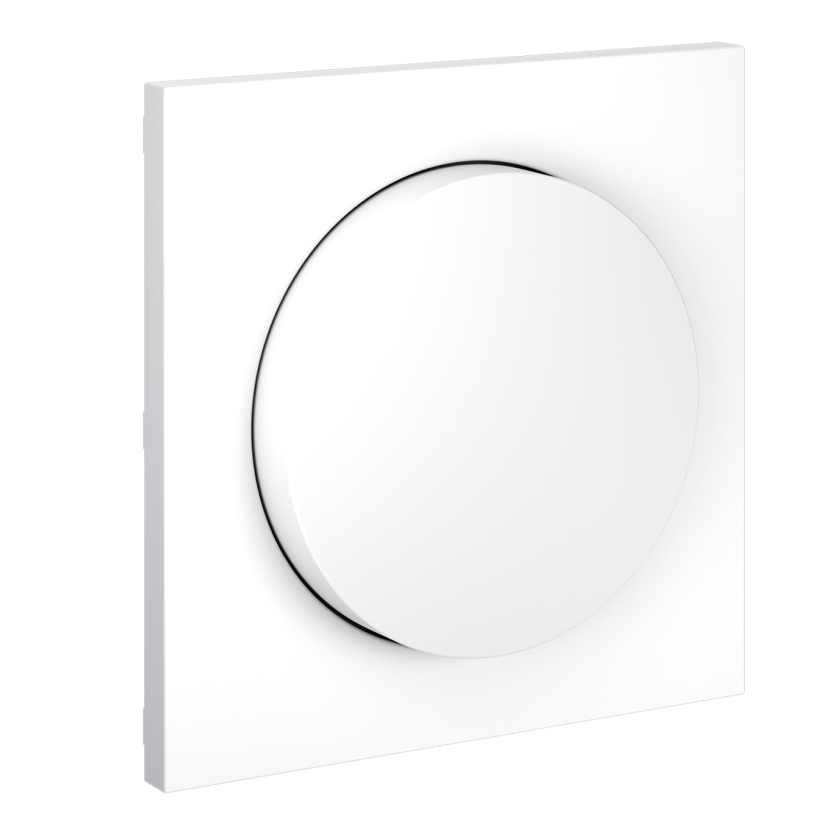 Накладка для светорегулятора поворотно-нажимного Voltum S70 (белый матовый) VLS002002