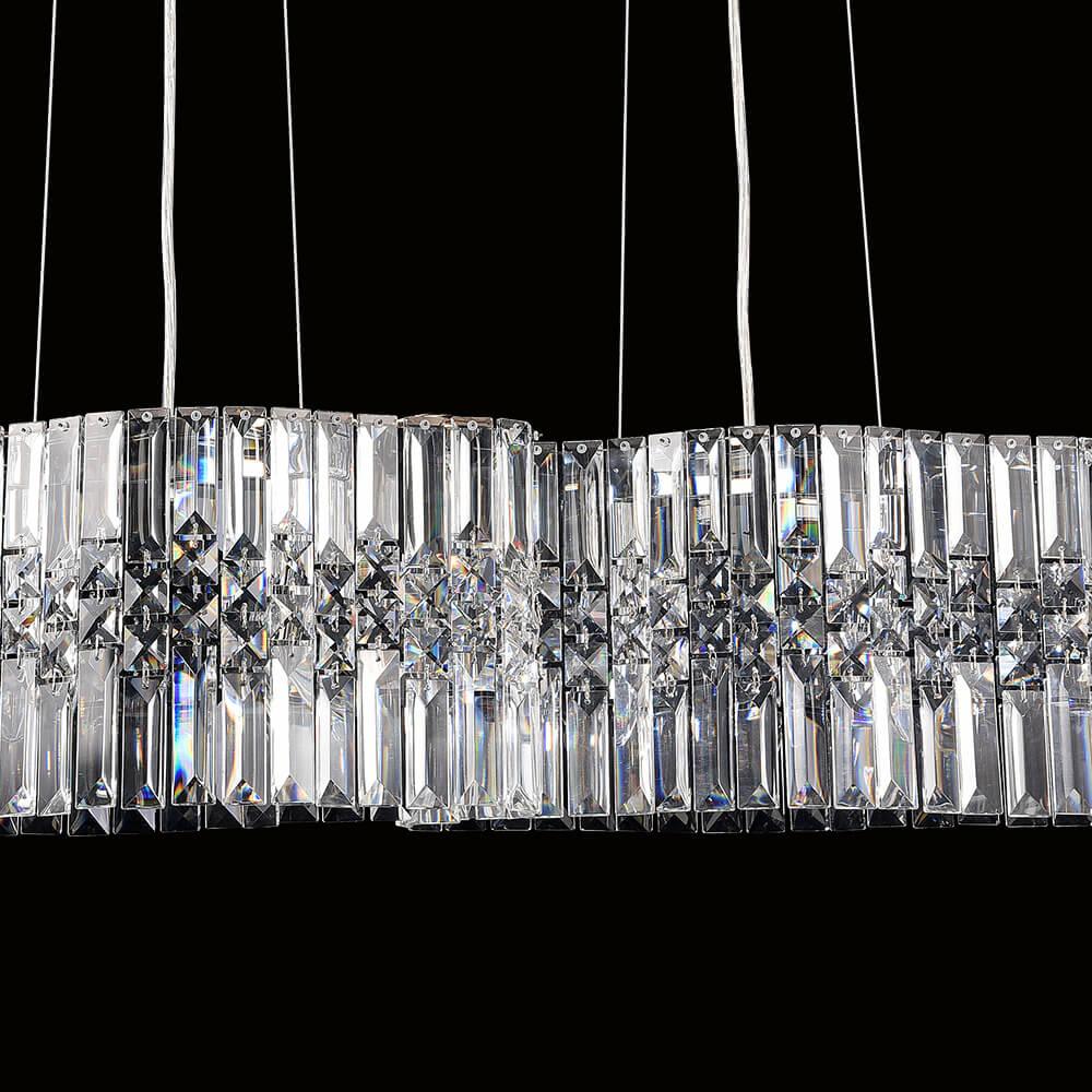 Подвесная люстра Lumien Hall Сейен 0033/2P-CR-CL