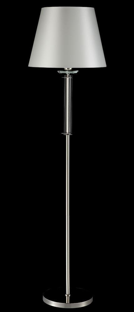 Торшер Crystal Lux Nicolas NICOLAS PT1 NICKEL/WHITE