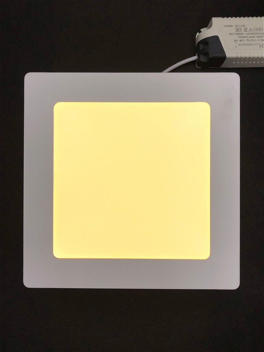 Настенно-потолочный светильник Elvan NLS-702SQ-12W-WH-Wh