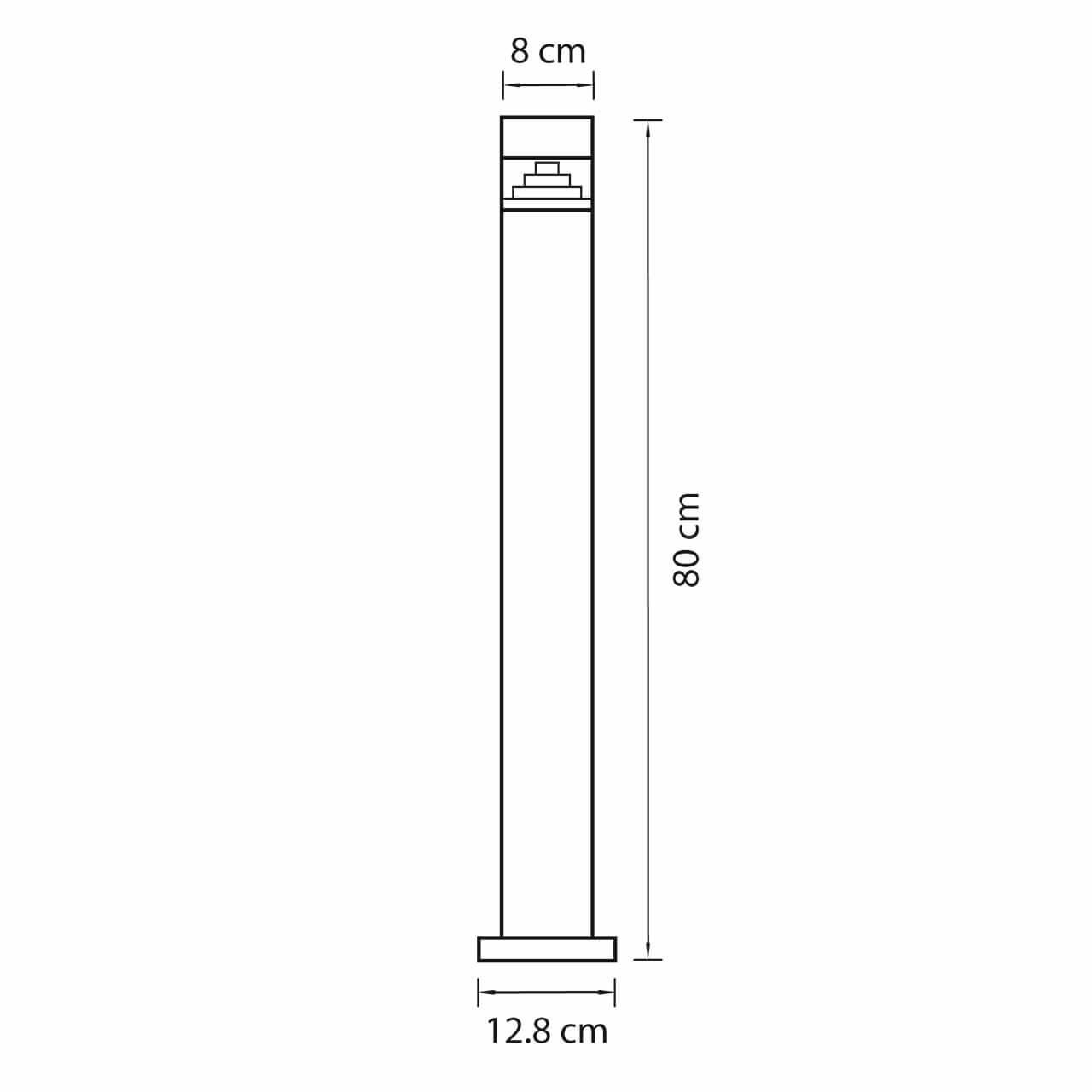 Уличный светодиодный светильник Lightstar Raggio 377705