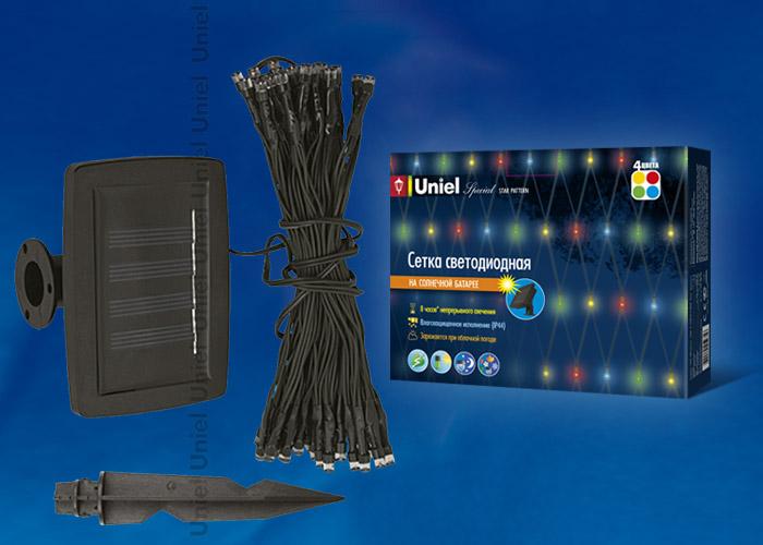 Сетка на солнечных батареях 1500х120см цветная (08671) Uniel Special USL-S-130/PT1810 Star Pattern