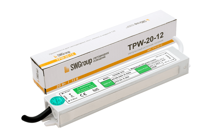 Блок питания SWG TPW-20-12 900271