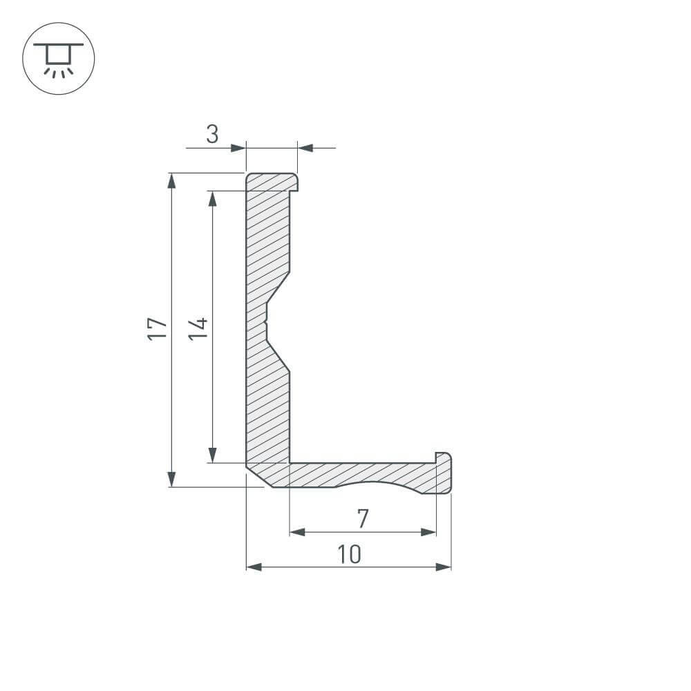 Профиль Arlight ALM-BASE 026690