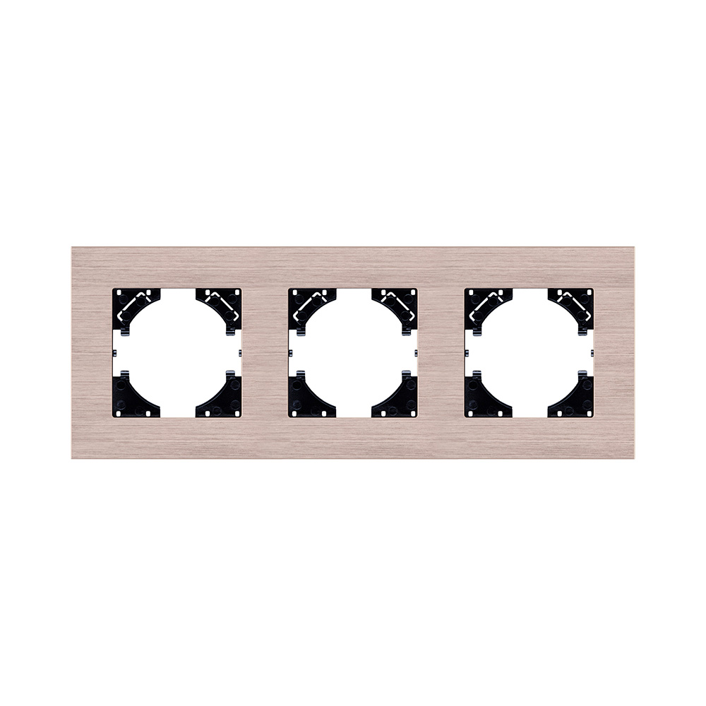 Рамка 3-постовая, золотой Kollinger Reflex AL RA3GD