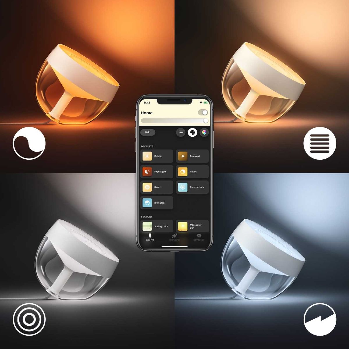 Умная настольная лампа Philips Hue Q4'20 Iris gen4 EU/UK rose 929002376301