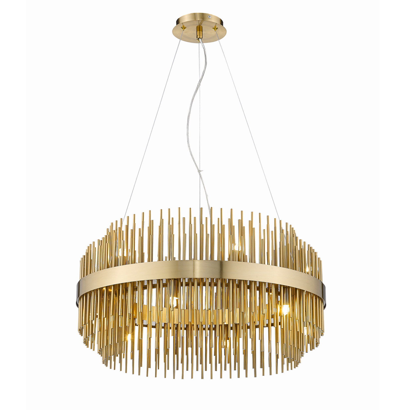 Подвесная люстра Delight Collection 68069 P68082-12 ant. brass