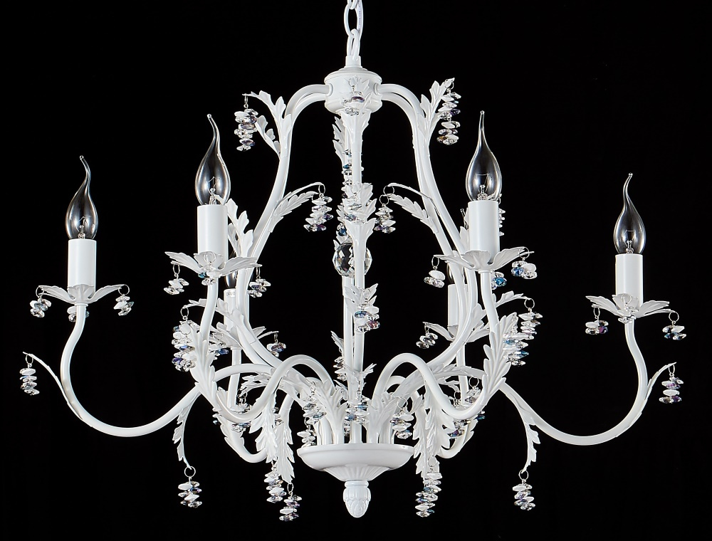 Подвесная люстра Crystal Lux CRISTINA SP6 WHITE