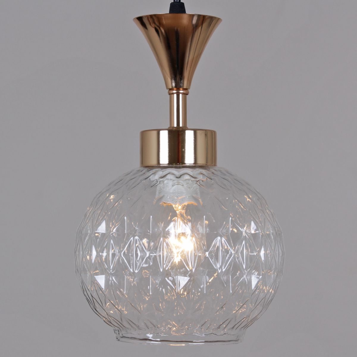 Подвесной светильник Reluce 10080-0.9-01 BK+FG