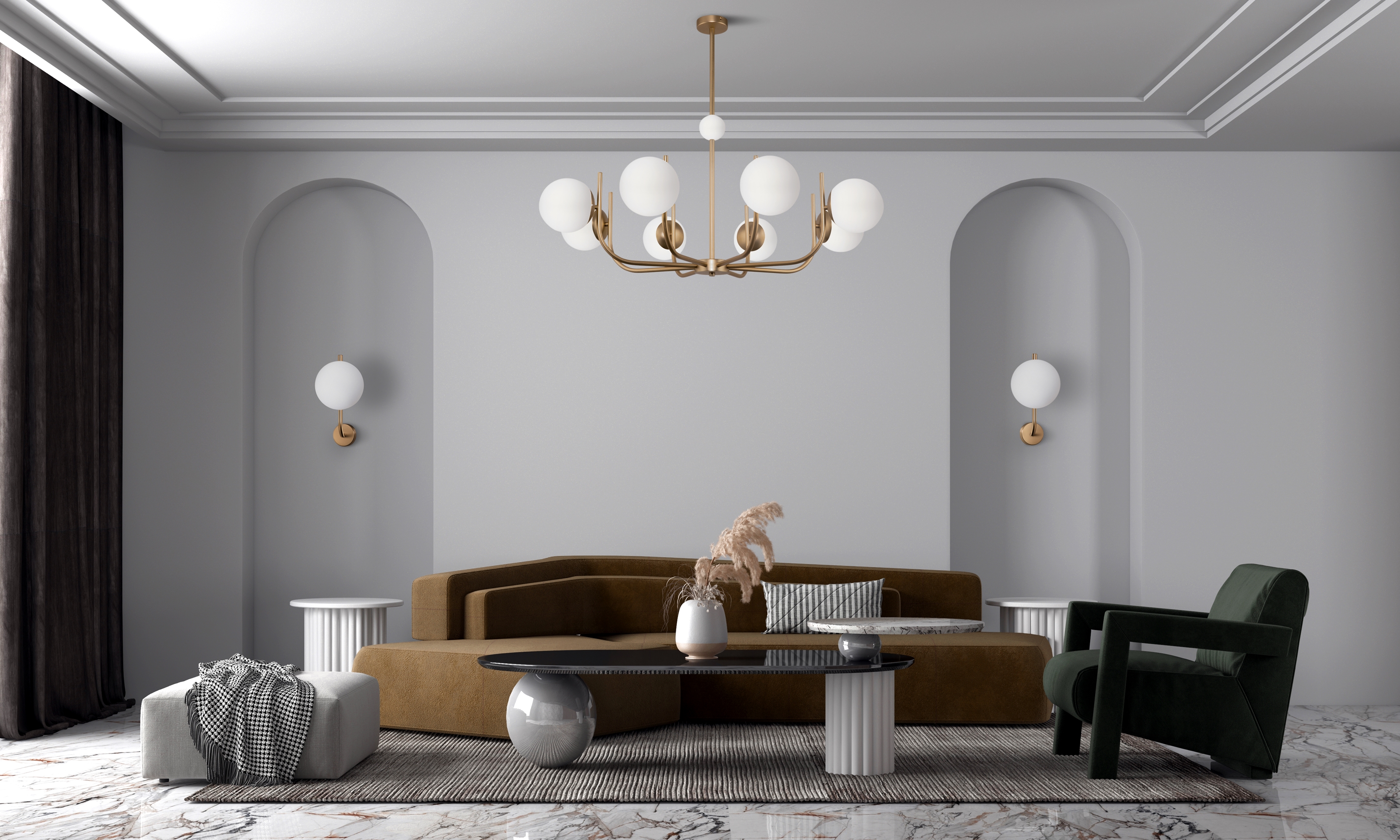 Подвесная люстра Maytoni Rendez-vous MOD109PL-08BS