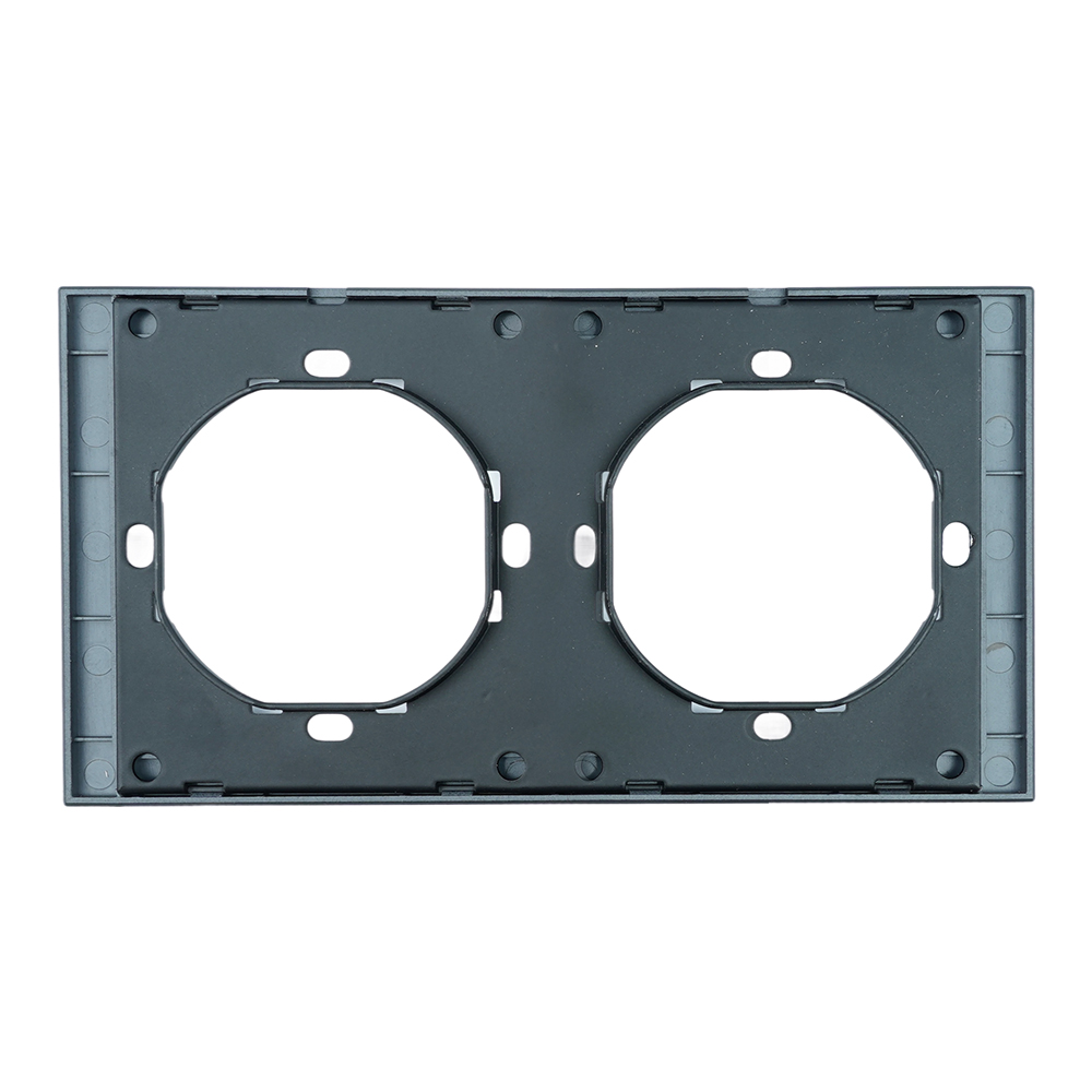 Рамка 2-местная Stekker Мия PFR00-3002-05 черный бархат 50462