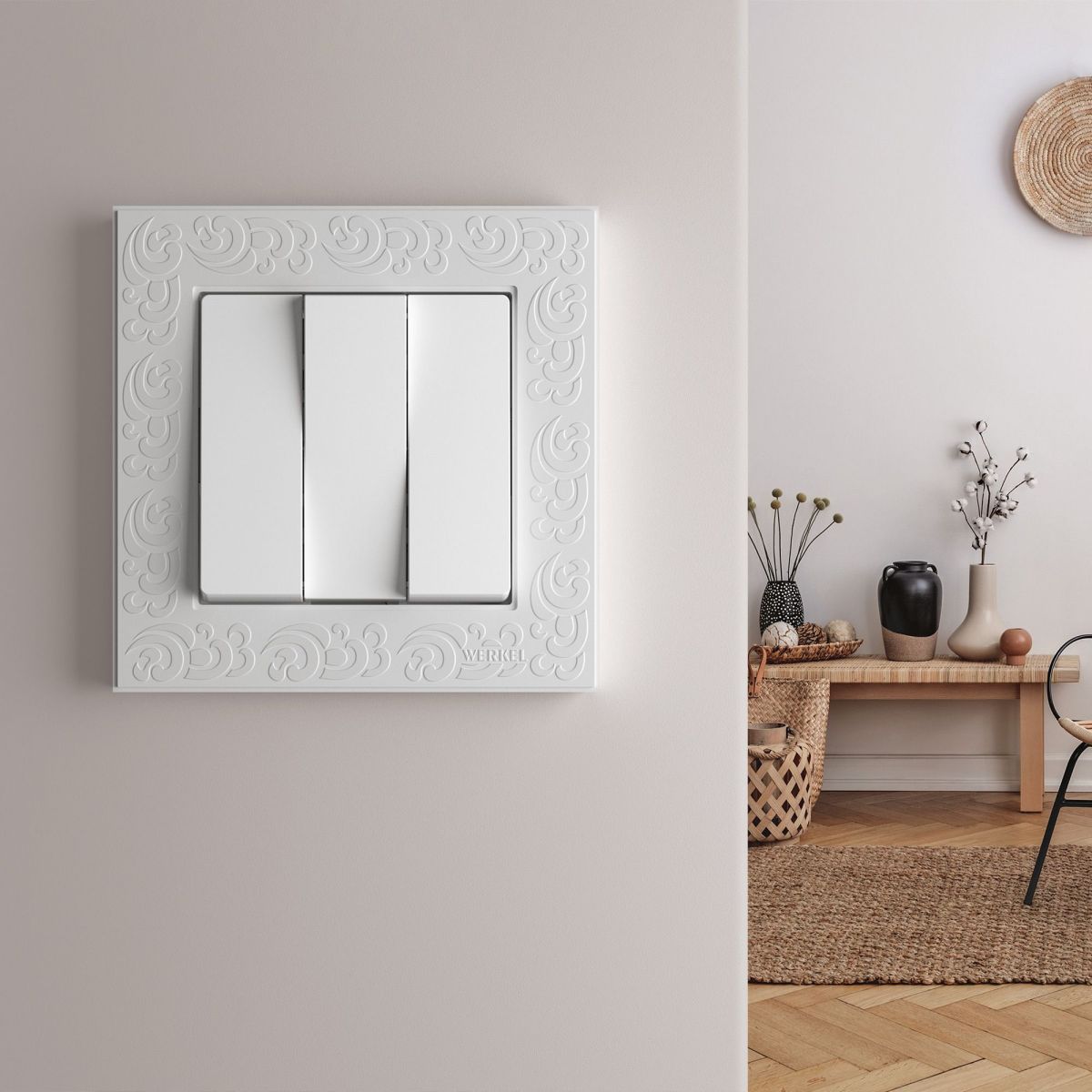 Рамка на 1 пост Flock Werkel W0012301 4690389160462 a050808